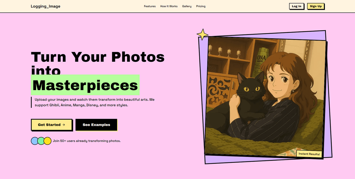 Screenshot of an AI Wrapper application